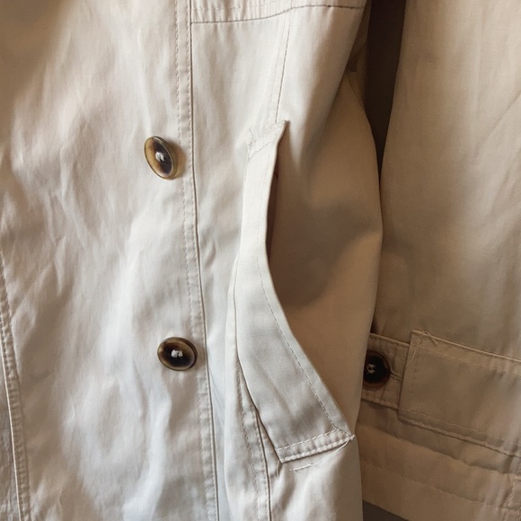 DKNY double breasted rain trench coat - Picture 7 of 9